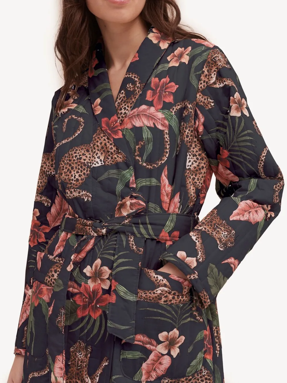 Gewatteerde badjas*Desmond & Dempsey