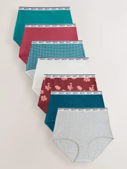 - 7 Katoenen slipjes met logotailleband*Next New