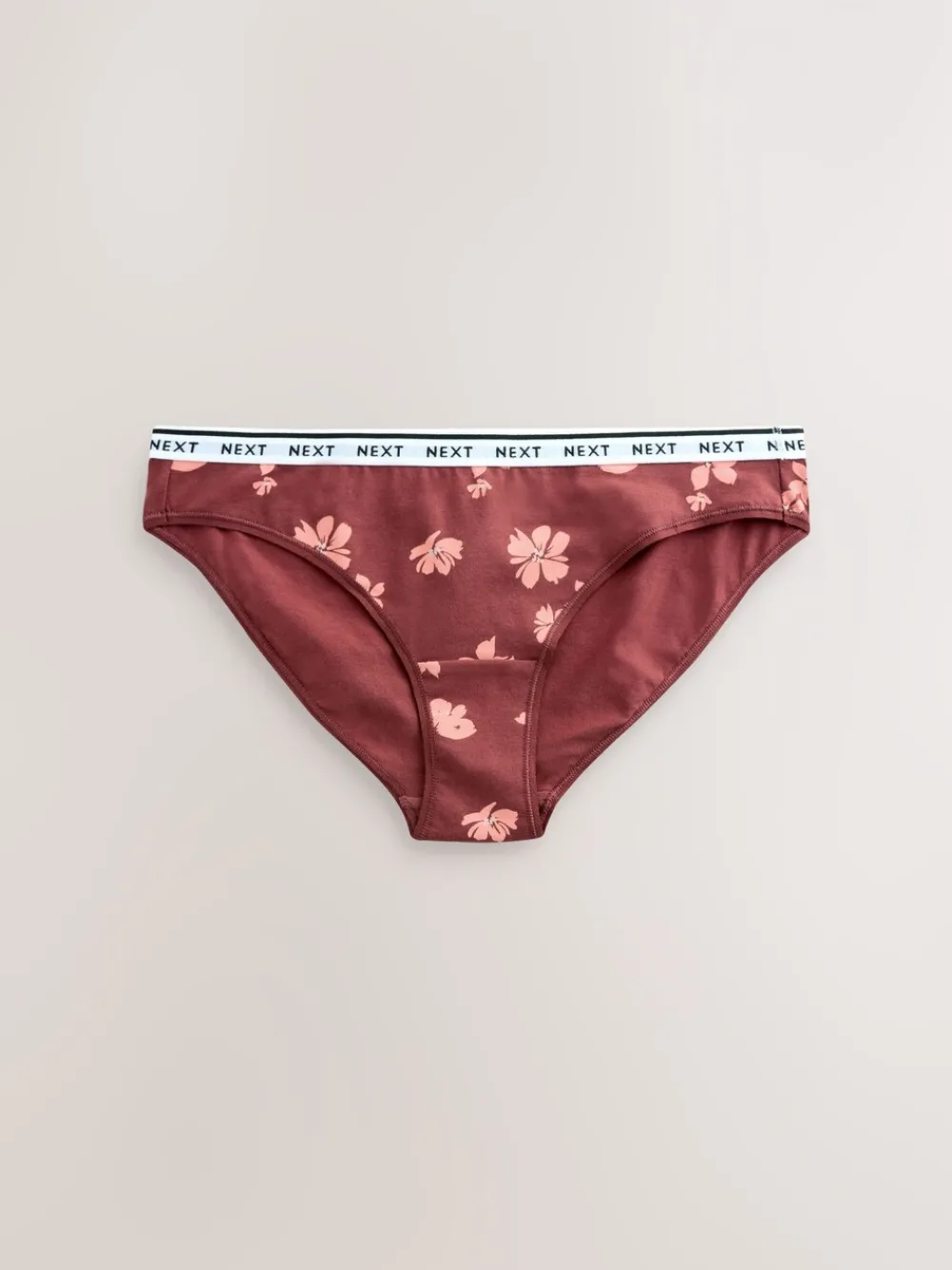 Gingham-print - 7 Katoenen slipjes met logotailleband*Next Online