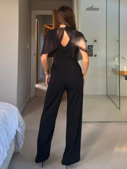 Vivienne Cape Detail Stretch Jumpsuit*Girl In Mind Discount