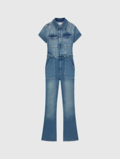 bootcut jumpsuit van denim*Good American Best