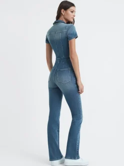 bootcut jumpsuit van denim*Good American Best