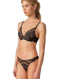 - Encore - Diepuitgesneden beha met vulling en hoog doorlopende cups*Gossard Discount