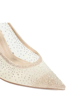 - Brightest Embellished Hotfix Court Heels*Dune London Clearance