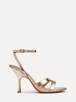 - Bronte Heeled Sandals with Double Front Strap*Linzi Sale
