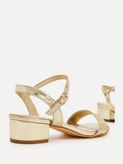 - Kezzi minimalistische sandalen met lage blokhak*Linzi