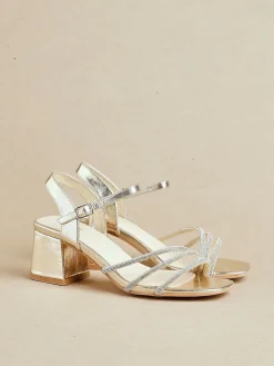 - Mariah sandalen met hak, versiering en brede pasvorm*Linzi Outlet