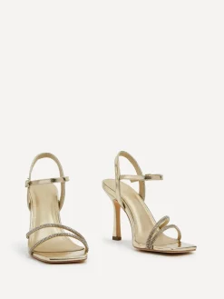 - Mesmerize Diamanté Embellished Strappy Heel*Linzi Outlet