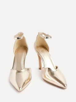 Goud - Moira Classic Stiletto Court Heels*Linzi Hot