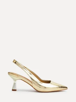 Goud - Presley pumps met naaldhakken en spitse neus*Linzi Hot