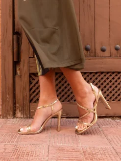 - MONDRIAN Strappy Heeled Sandals*Novo Discount