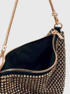 - Leah Crystal Bracelet Pouch Bag*Reiss New