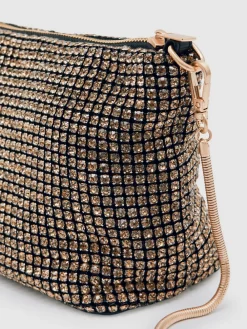 - Leah Crystal Bracelet Pouch Bag*Reiss New