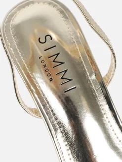 - Polly Flower Detail Heeled Sandals*Simmi London Sale