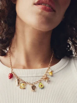Goudkleurig - Brunch Charm Necklace*Next Online