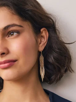 Goudkleurig - Chunky Tassel Earrings*Next Hot