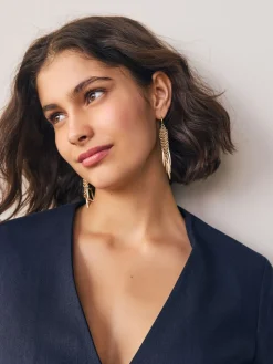 Goudkleurig - Chunky Tassel Earrings*Next Hot