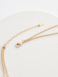 Goudkleurig - Cutout Double Layer Necklace*Next Best