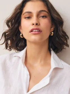 Goudkleurig - Grote oorringen*Next Online