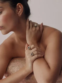 Goudkleurig - Heart Charm Ring Pack*Next Clearance