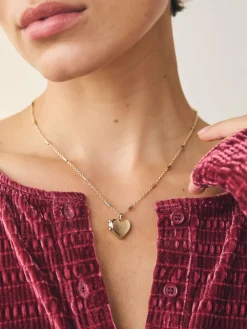 Goudkleurig - Heart Locket Necklace*Next Discount