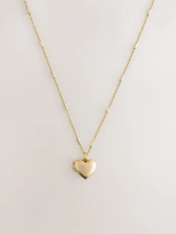 Goudkleurig - Heart Locket Necklace*Next Discount