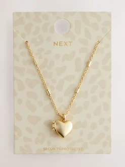 Goudkleurig - Heart Locket Necklace*Next Discount