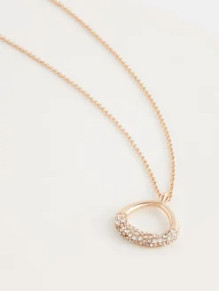 - Ketting met druppelvormige open druppel*Next Sale