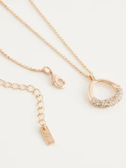 - Ketting met druppelvormige open druppel*Next Sale