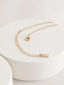 - Lariat-halsketting met Hart draad*Next Clearance