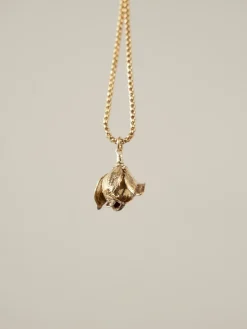 Goudkleurig - Long Flower Necklace*Next Outlet