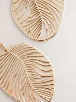 Goudkleurig - Opengewerkte oorhangers*Next Online