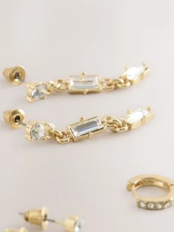 Goudkleurig - Set glinsterende oorbellen*Next Discount