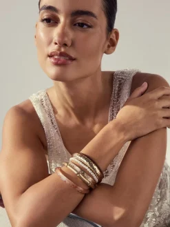 Goudkleurig - Set verschillende armbanden*Next Outlet