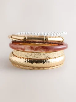 Goudkleurig - Set verschillende armbanden*Next Outlet