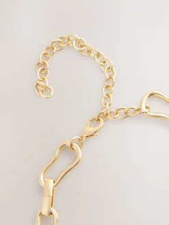 Goudkleurig - Shaped Y Chain Necklace*Next Clearance