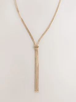 - Slinky Chain Y Profile Necklace*Next Hot