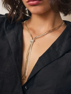 - Slinky Chain Y Profile Necklace*Next Hot