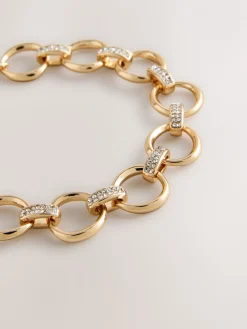 Goudkleurig - Sparkle Detail Chain Bracelet*Next Outlet