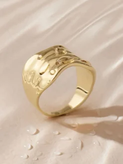 Goudkleurig - Stainless Steel Chunky Ring*Next Discount