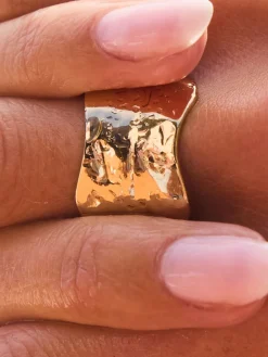 Goudkleurig - Stainless Steel Chunky Ring*Next Discount