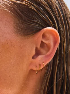 - Stainless Steel Graduated Huggie Hoop Earrings 3 Pack*Next Best