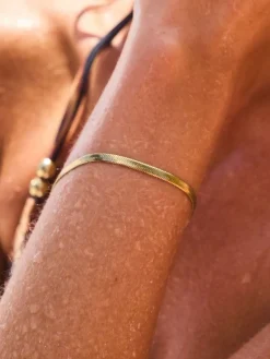 Goudkleurig - Stainless Steel Snake Chain Bracelet*Next Outlet