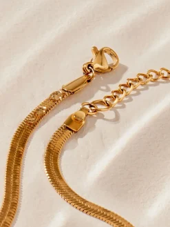 Goudkleurig - Stainless Steel Snake Chain Bracelet*Next Outlet