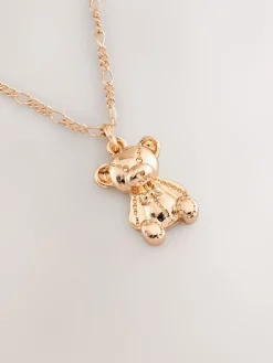Goudkleurig - Teddy Bear Necklace*Next Discount