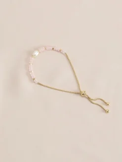 Goud/zilver - Halfedelstenen Pully armband*Next Discount