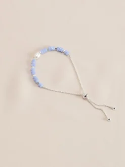 Goud/zilver - Halfedelstenen Pully armband*Next Discount