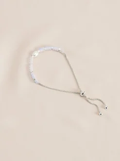 Goud/zilver - Halfedelstenen Pully armband*Next Discount