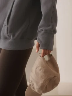 Grijs - Active Longline Overhead Hoodie met superzacht naaddetail en zakken*Next Clearance