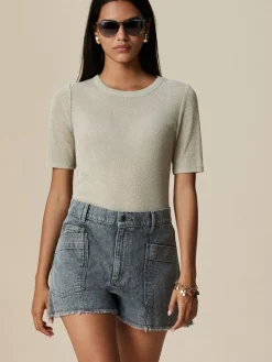 Grijs - Denim Cargo Pocket Shorts*Next Discount